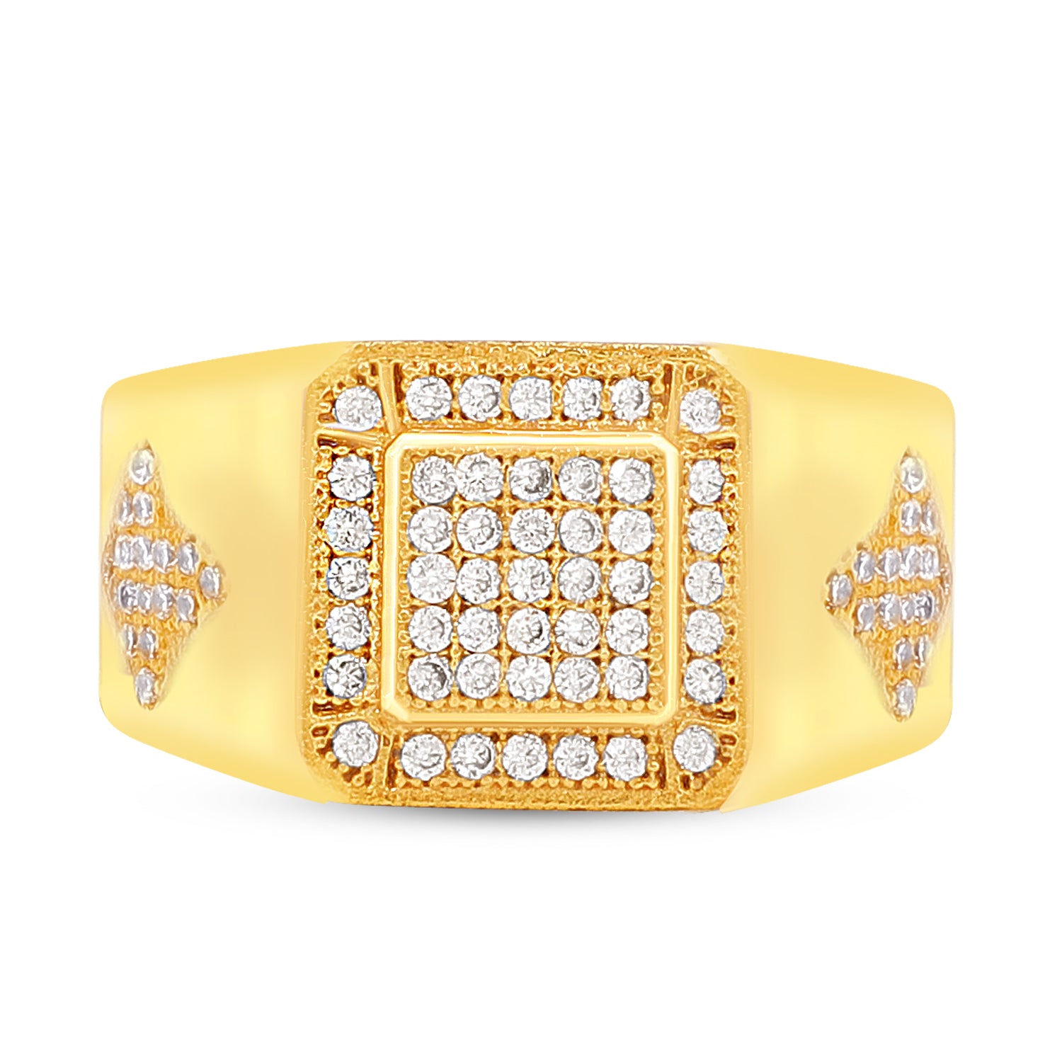 1 Gram Gold Forming Streamlined Design Superior Quality Ring-53