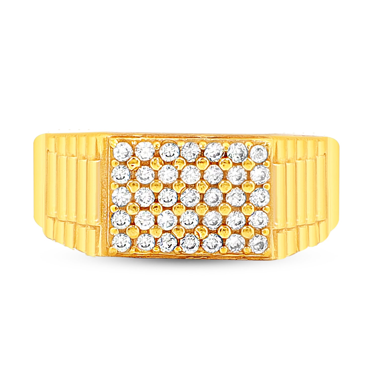 1 Gram Gold Forming Streamlined Design Superior Quality Ring-54