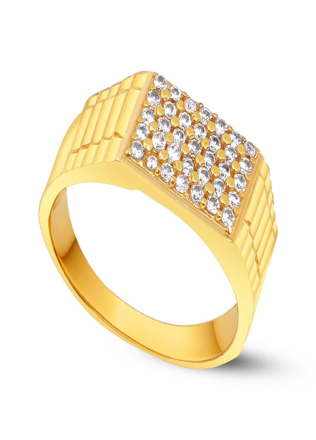 1 Gram Gold Forming Streamlined Design Superior Quality Ring-54