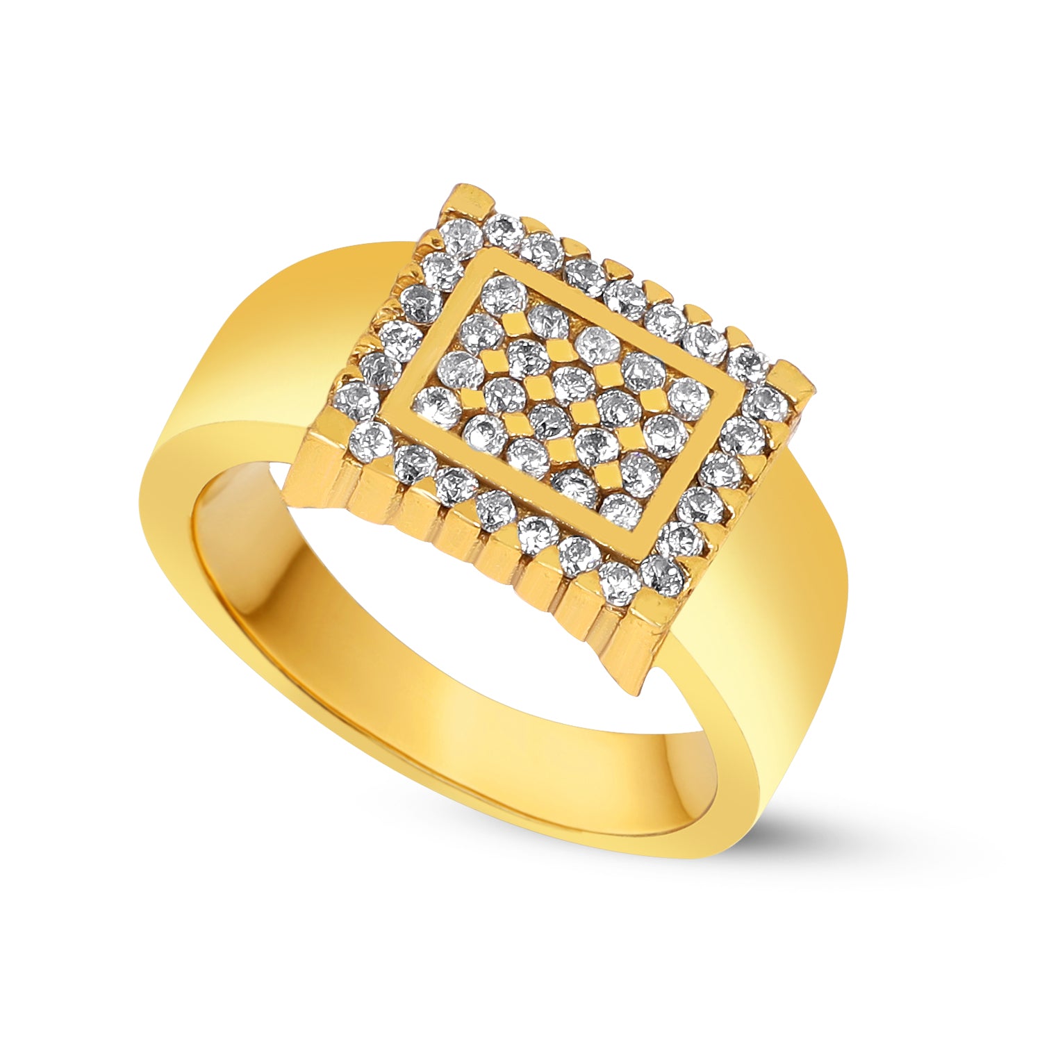 1 Gram Gold Forming Streamlined Design Superior Quality Ring-19