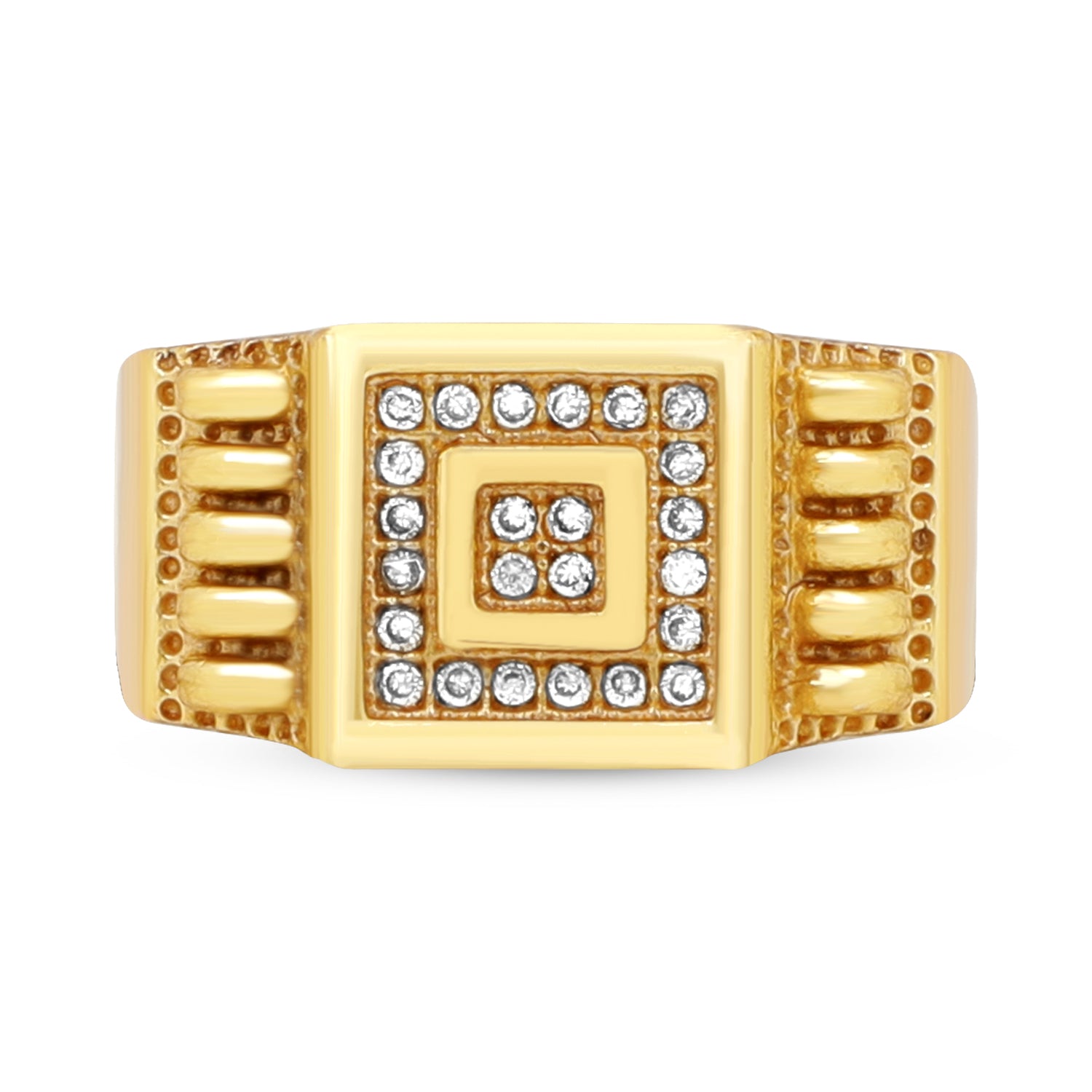 1 Gram Gold Forming Streamlined Design Superior Quality Ring-23