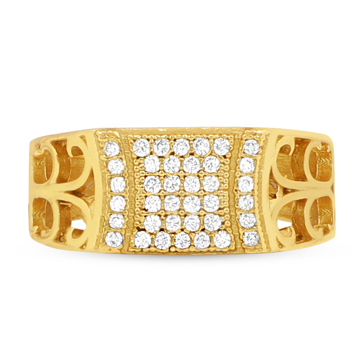 1 Gram Gold Forming Streamlined Design Superior Quality Ring-24