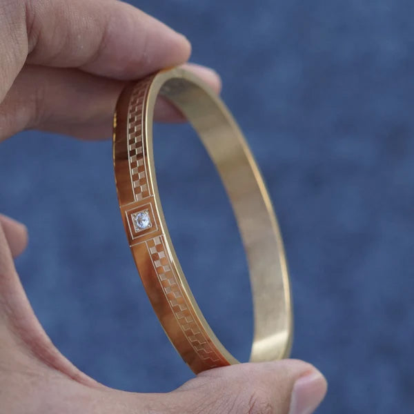 Superior Gold Plated Diamond Kada