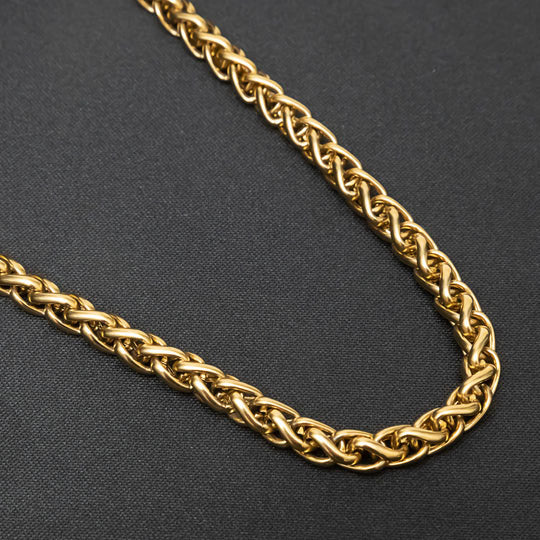 1 Gram Gold Plated Expensive-Looking Design High-Quality Chain For Men