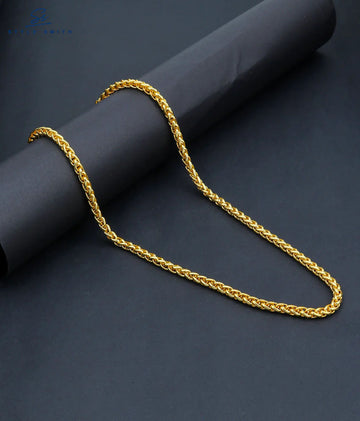 1 Gram Gold Plated Expensive-Looking Design High-Quality Chain For Men