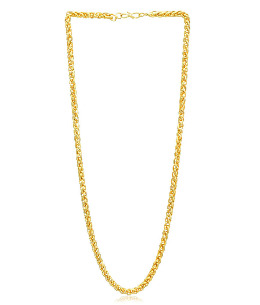 1 Gram Gold Plated Expensive-Looking Design High-Quality Chain For Men