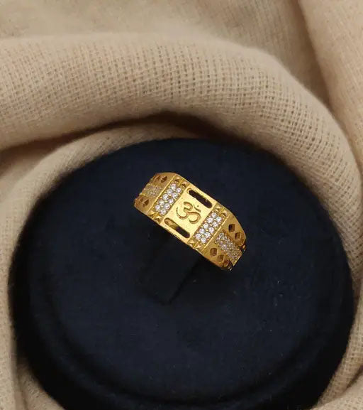 1 Gram Gold Plated Glamorous Design Ring-5