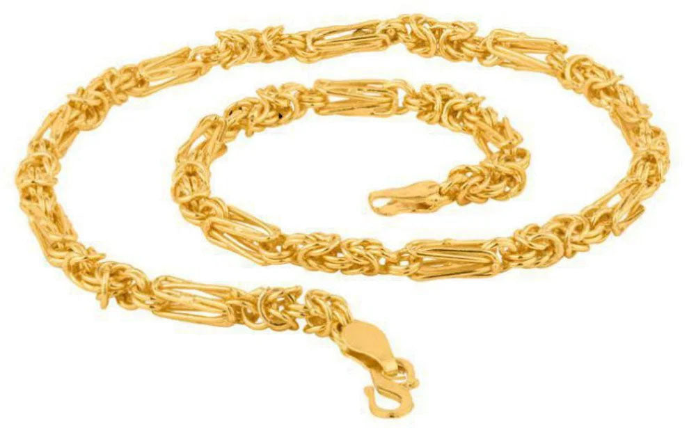 1 Gram Gold Plated Amazing Design Rajwadi Chain