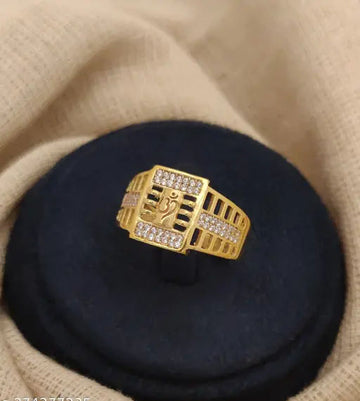 1 Gram Gold Plated Glamorous Design Ring-11