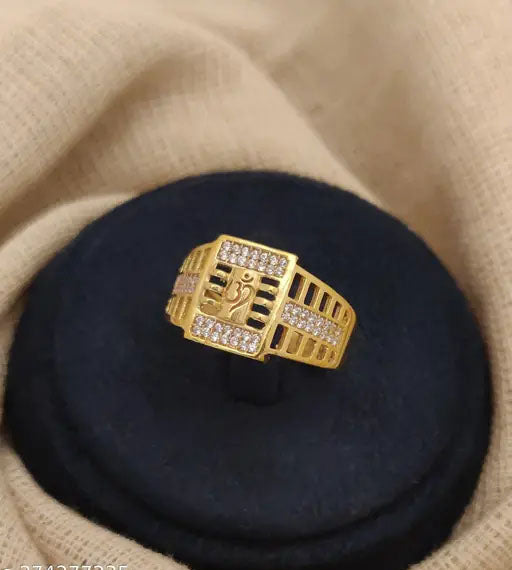 1 Gram Gold Plated Glamorous Design Ring-11