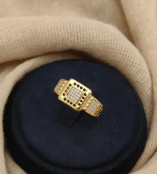 1 Gram Gold Plated Glamorous Design Ring-42