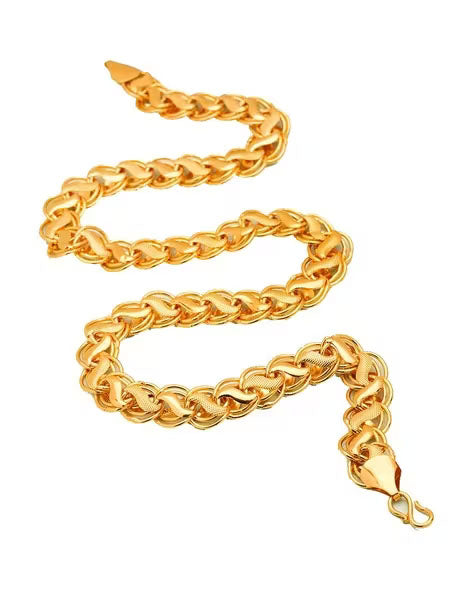 1 gram High Quality Indian Polished “20” Inches Gold Chain for Men and boy