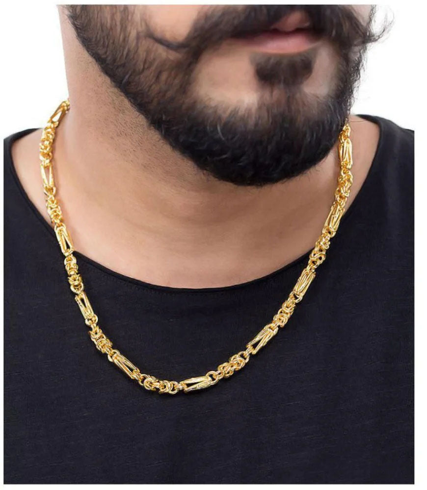 1 Gram Gold Plated Amazing Design Rajwadi Chain