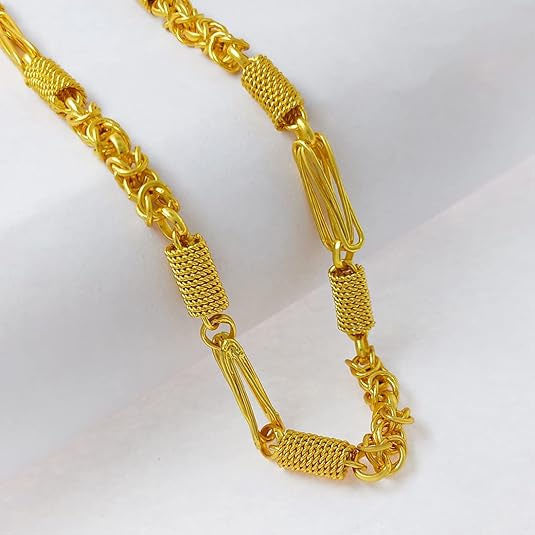 1 GRAM GOLD INDO CHAIN FOR MEN DESIGN