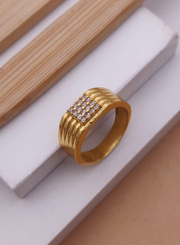 1 Gram Gold Forming Streamlined Design Superior Quality Ring-101