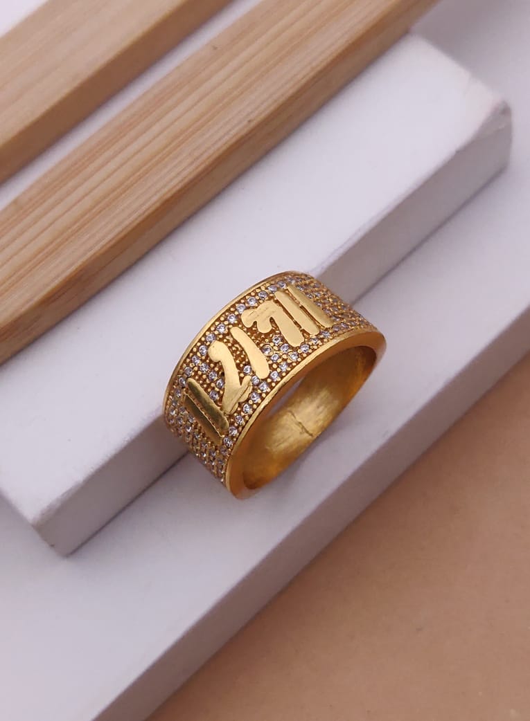 1 Gram Gold Forming Streamlined Design Superior Quality Ring-102