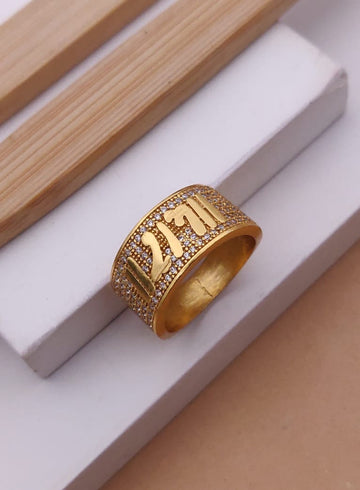 1 Gram Gold Forming Streamlined Design Superior Quality Ring-102