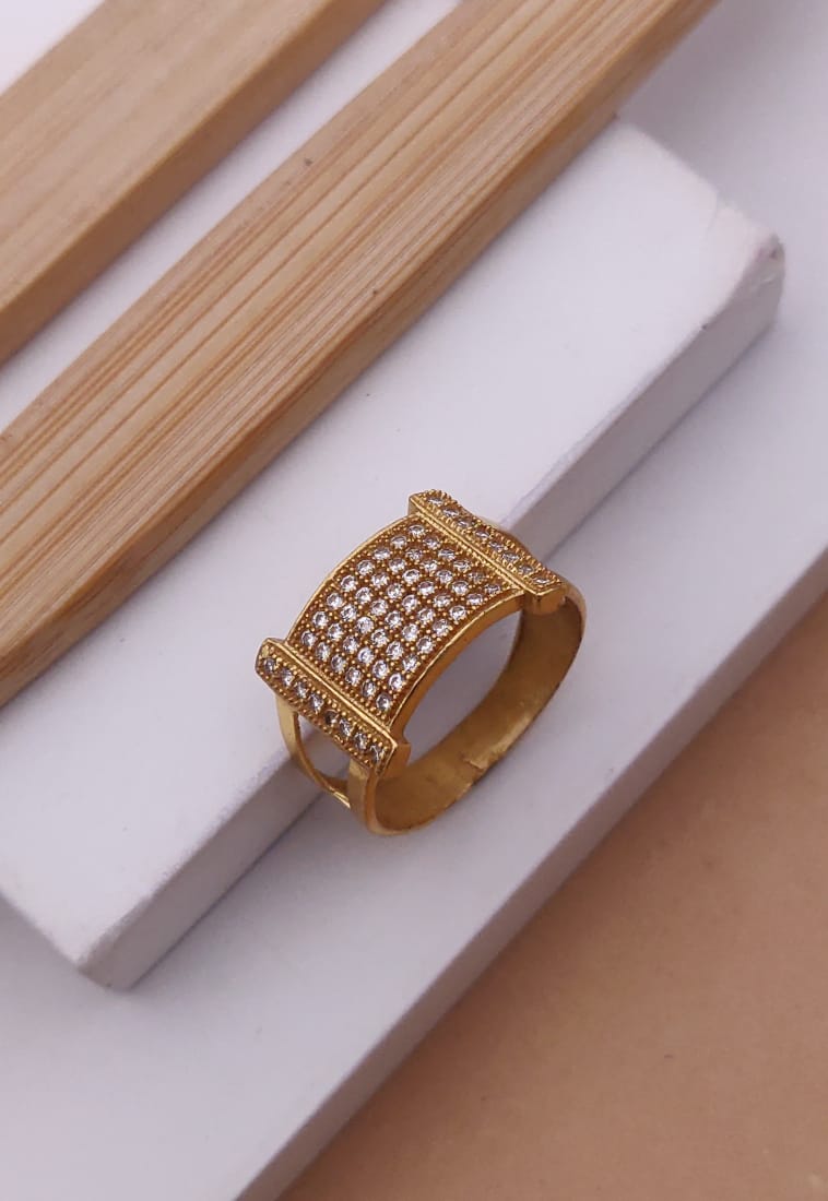 1 Gram Gold Forming Streamlined Design Superior Quality Ring-103