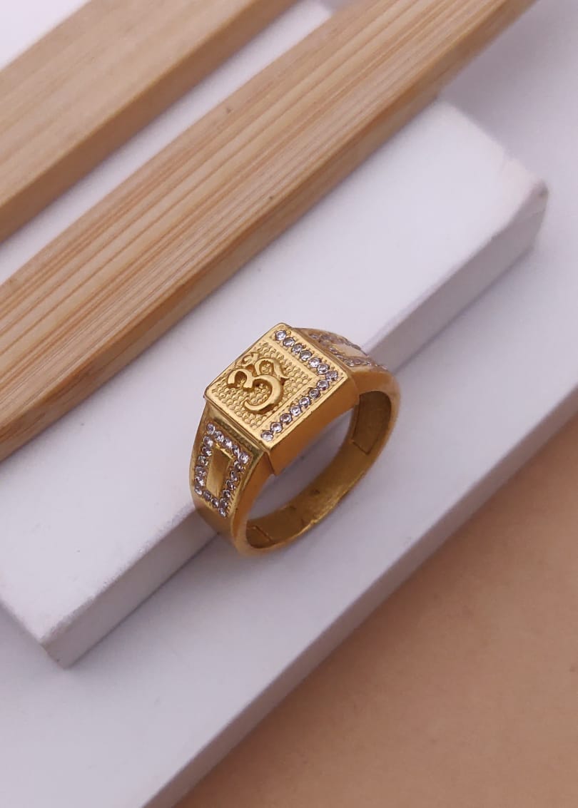 1 Gram Gold Forming Streamlined Design Superior Quality Ring-105
