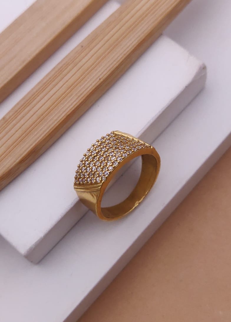 1 Gram Gold Forming Streamlined Design Superior Quality Ring-104