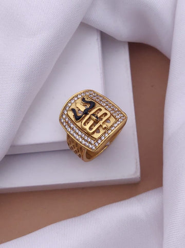 1 Gram Gold Forming Streamlined Design Superior Quality Ring-106