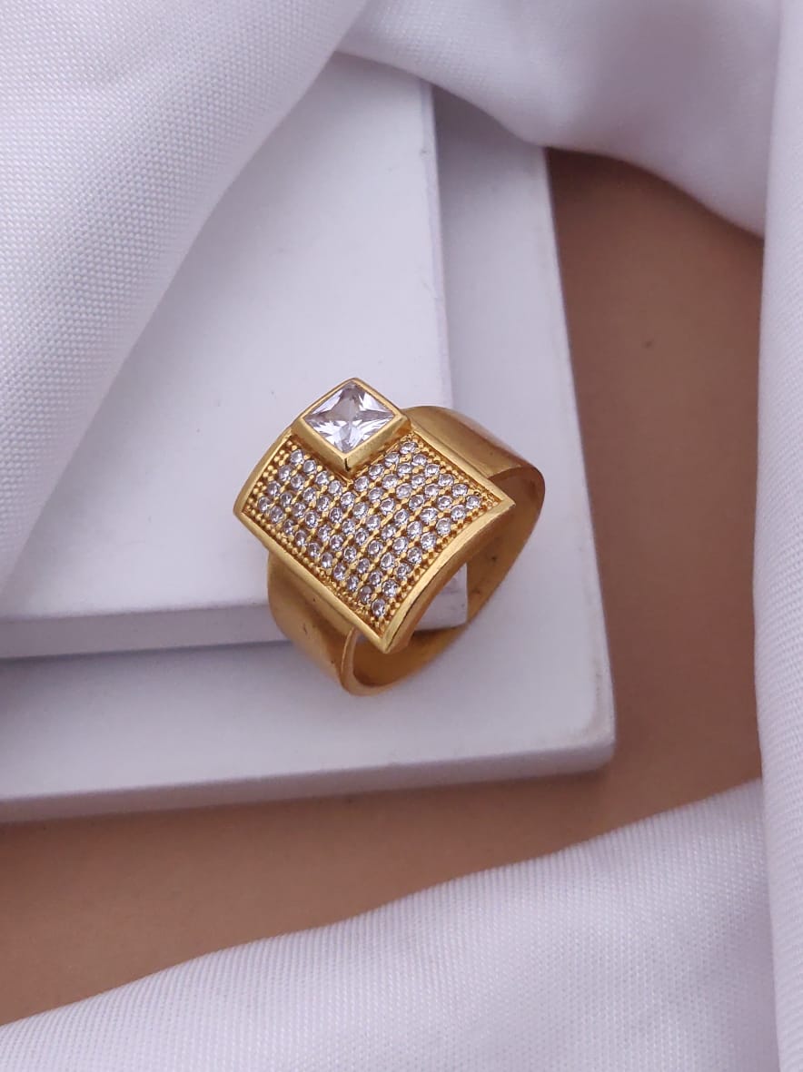 1 Gram Gold Forming Streamlined Design Superior Quality Ring-108