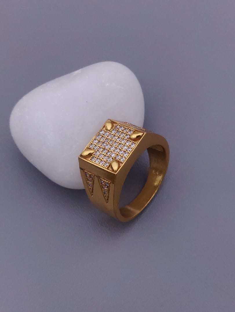 1 Gram Gold Forming Streamlined Design Superior Quality Ring-115