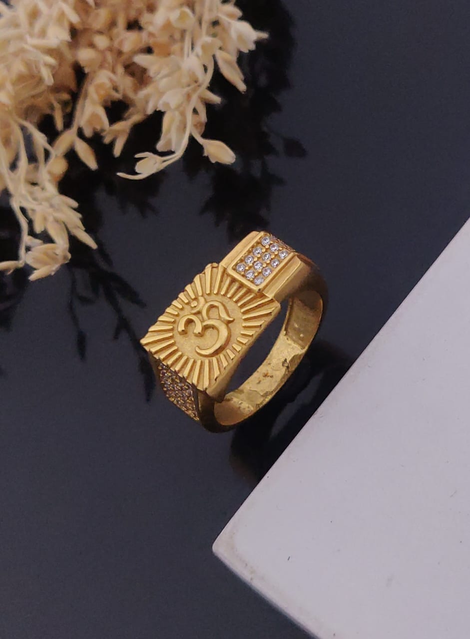 1 Gram Gold Forming Streamlined Design Superior Quality Ring-122