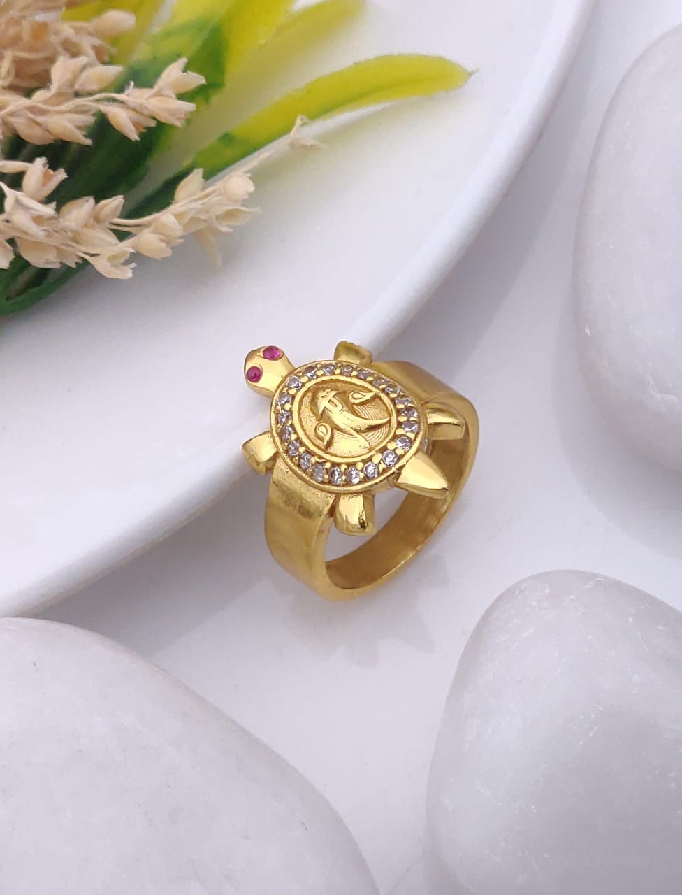 1 Gram Gold Forming Streamlined Design Superior Quality Ring-129