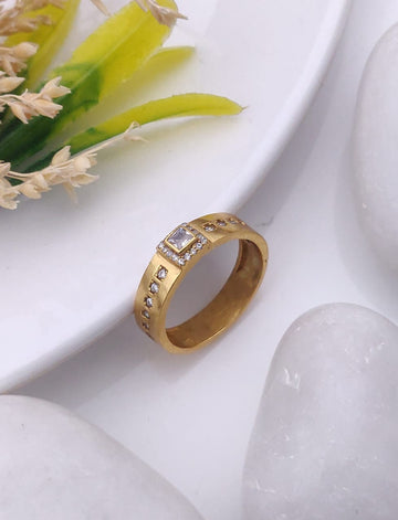 1 Gram Gold Forming Streamlined Design Superior Quality Ring-135