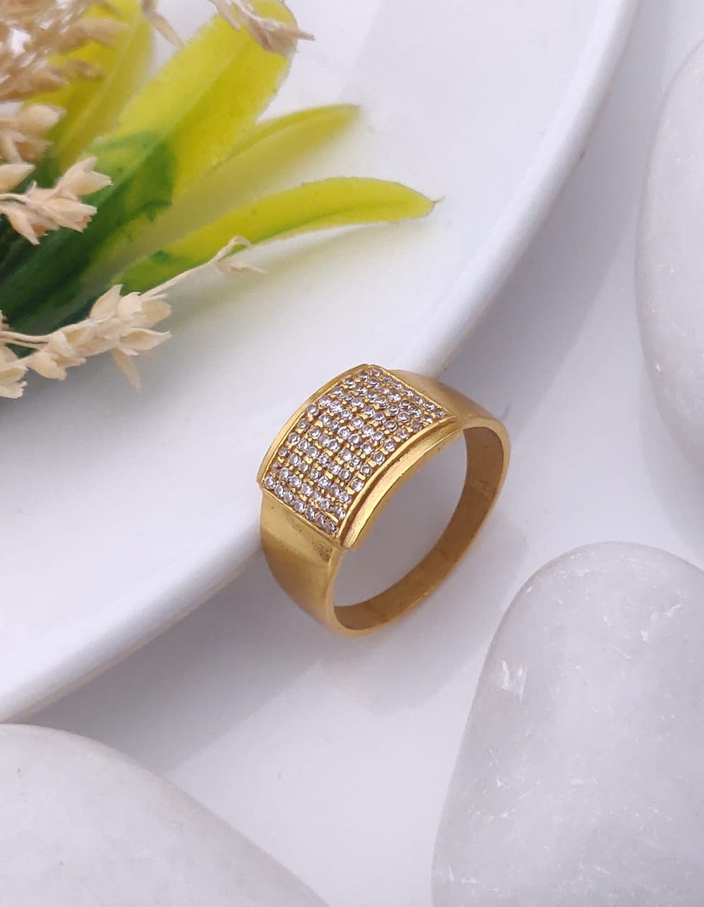 1 Gram Gold Forming Streamlined Design Superior Quality Ring-136