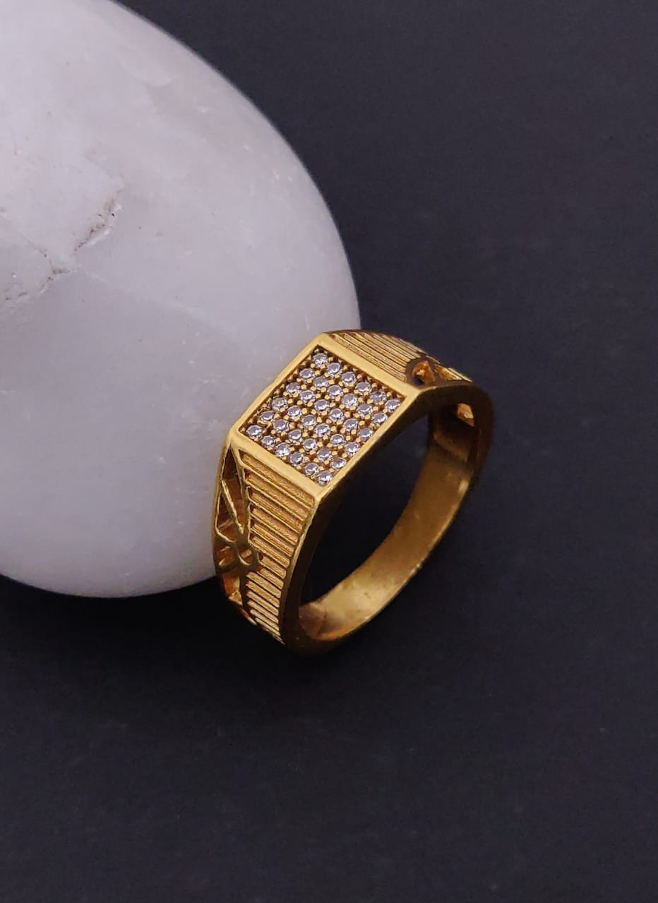 1 Gram Gold Forming Streamlined Design Superior Quality Ring-137