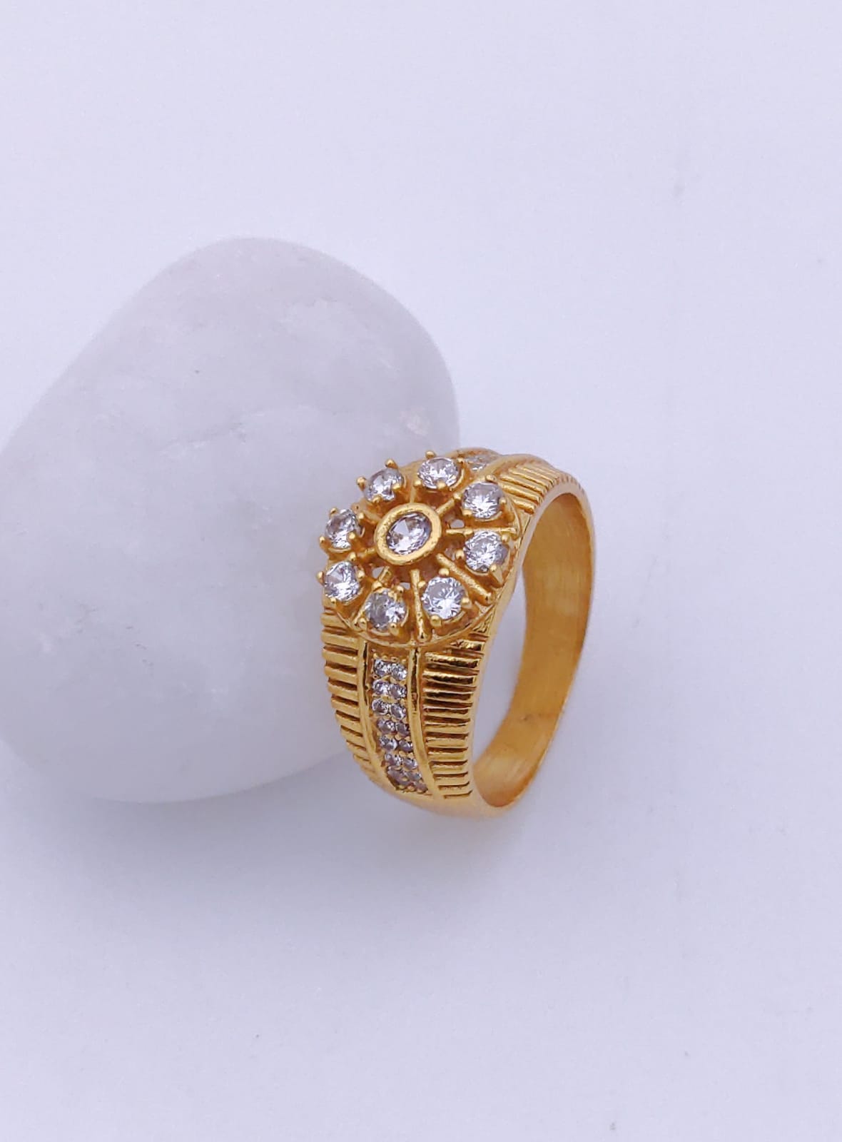 1 Gram Gold Forming Streamlined Design Superior Quality Ring-139