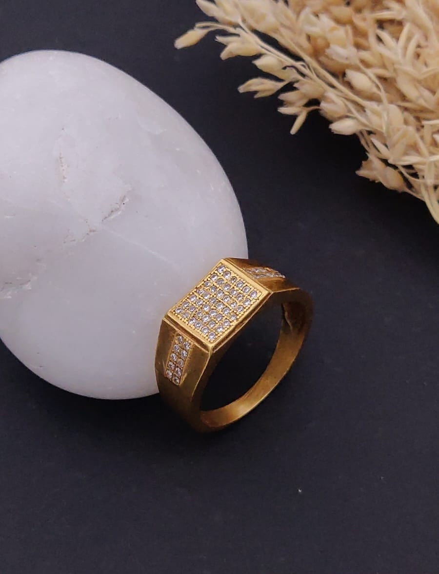 1 Gram Gold Forming Streamlined Design Superior Quality Ring-37