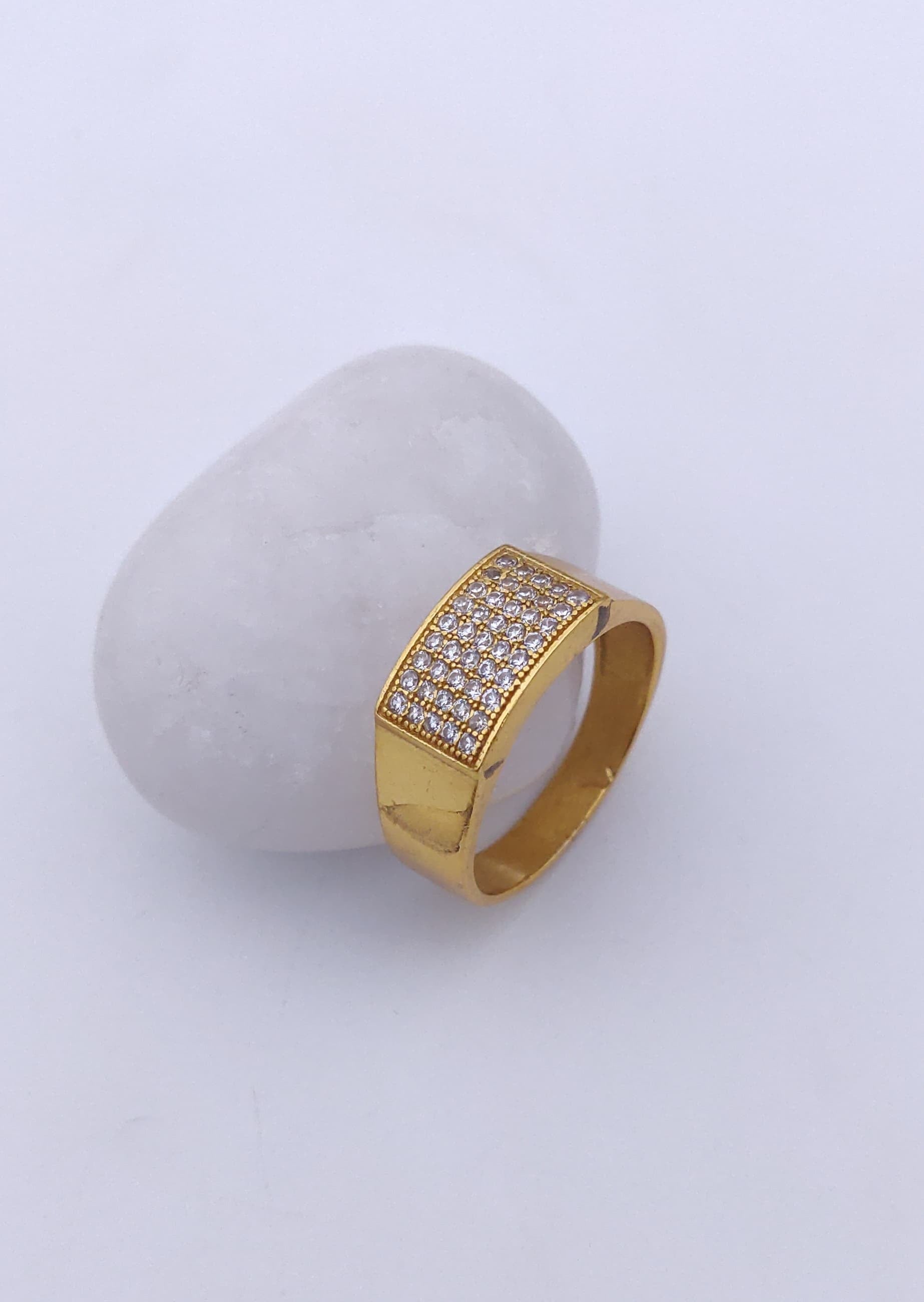 1 Gram Gold Forming Streamlined Design Superior Quality Ring-9