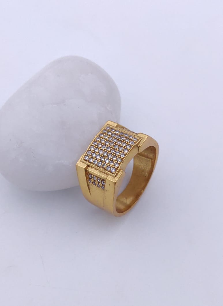 1 Gram Gold Forming Streamlined Design Superior Quality Ring-143