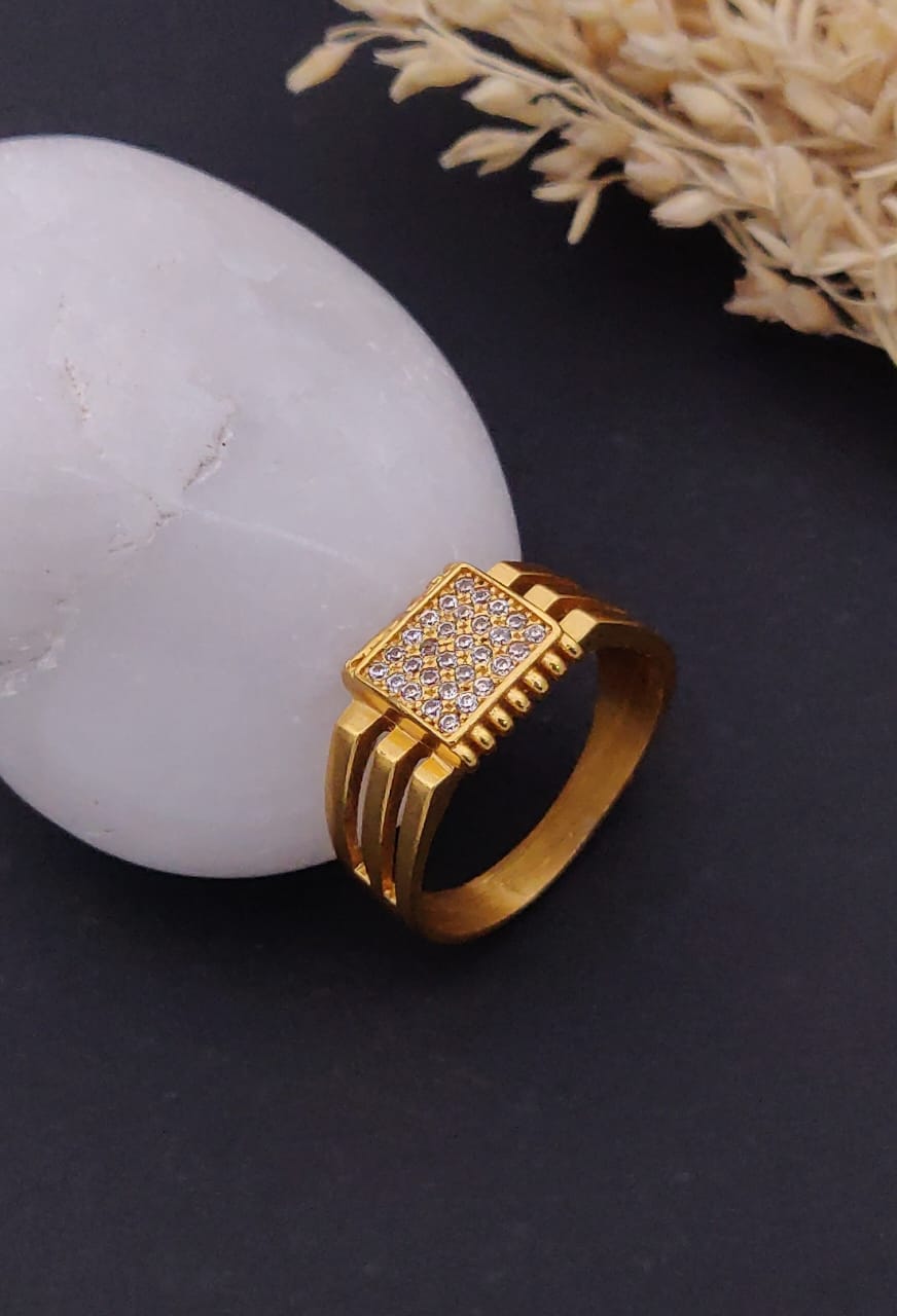 1 Gram Gold Forming Streamlined Design Superior Quality Ring-144