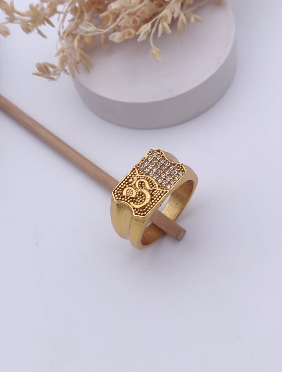 1 Gram Gold Forming Streamlined Design Superior Quality Ring-74