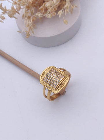 1 Gram Gold Forming Streamlined Design Superior Quality Ring-152