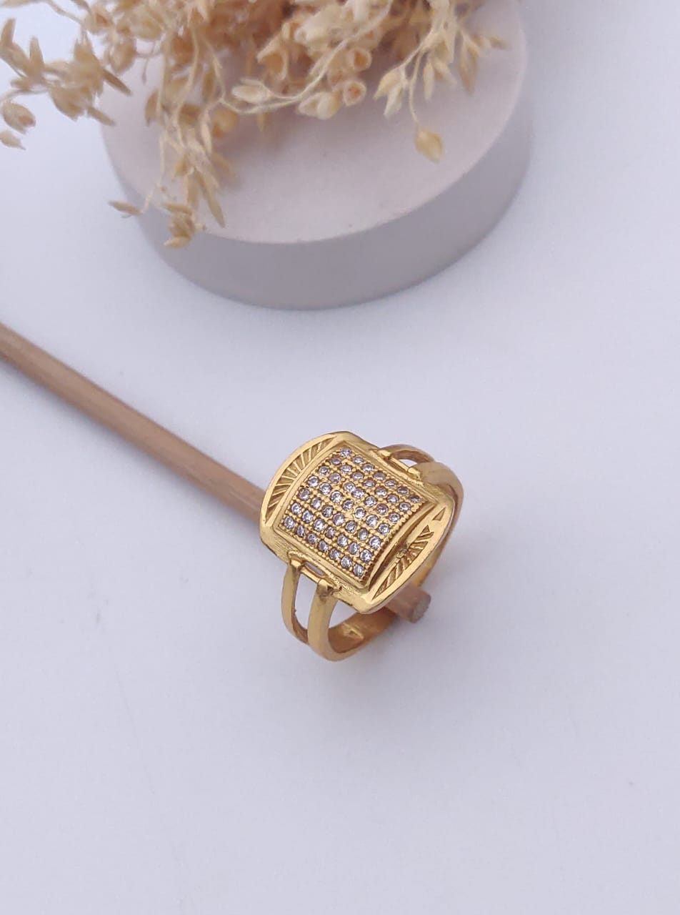 1 Gram Gold Forming Streamlined Design Superior Quality Ring-152