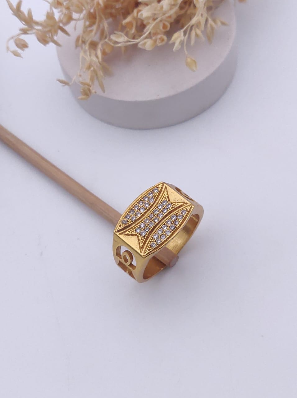 1 Gram Gold Forming Streamlined Design Superior Quality Ring-154