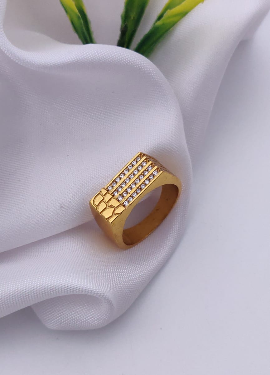 1 Gram Gold Forming Streamlined Design Superior Quality Ring-170