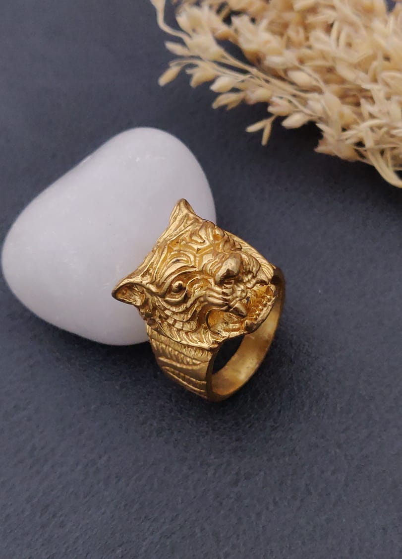 1 Gram Gold Forming Streamlined Design Superior Quality Ring-157