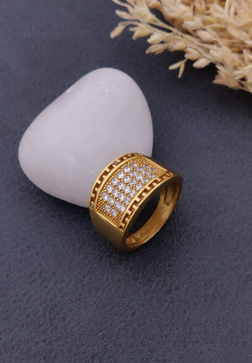 1 Gram Gold Forming Streamlined Design Superior Quality Ring-158