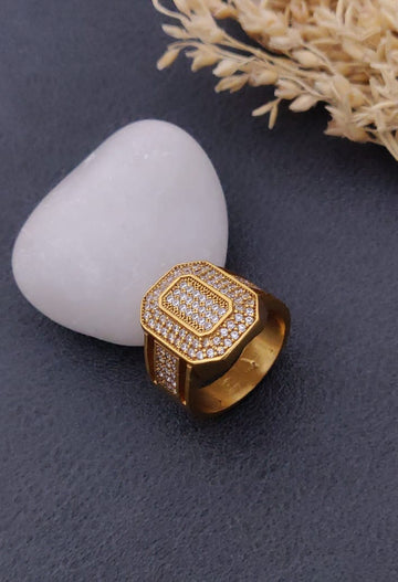 1 Gram Gold Forming Streamlined Design Superior Quality Ring-159