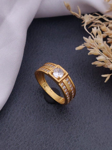 1 Gram Gold Forming Streamlined Design Superior Quality Ring-163
