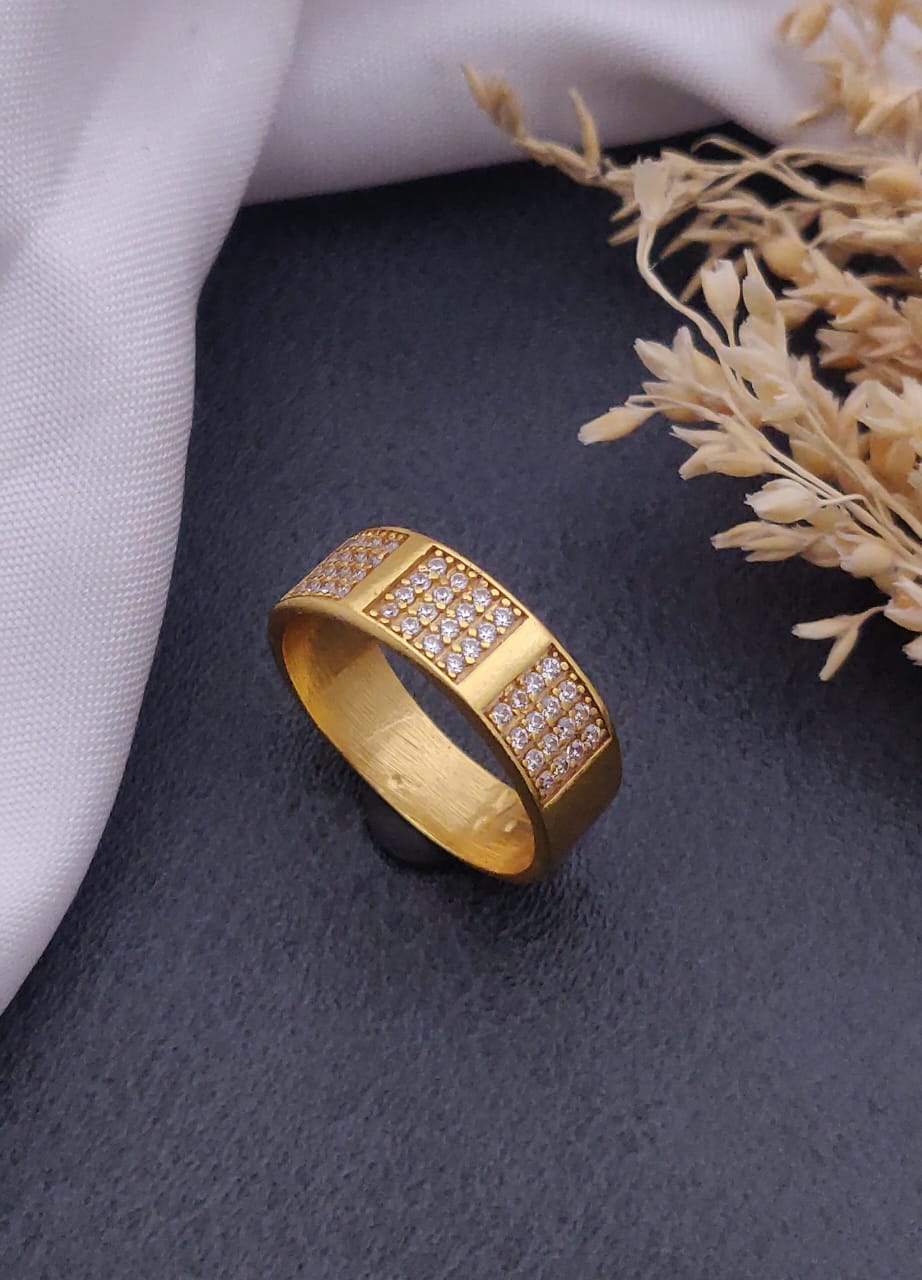 1 Gram Gold Forming Streamlined Design Superior Quality Ring-164