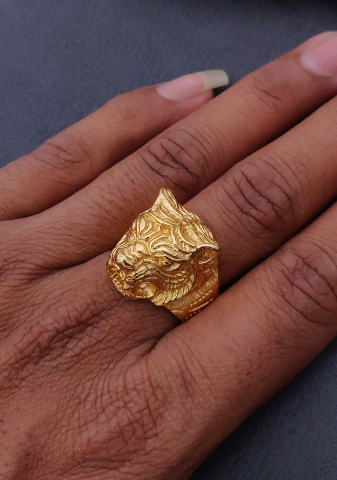 1 Gram Gold Forming Streamlined Design Superior Quality Ring-157