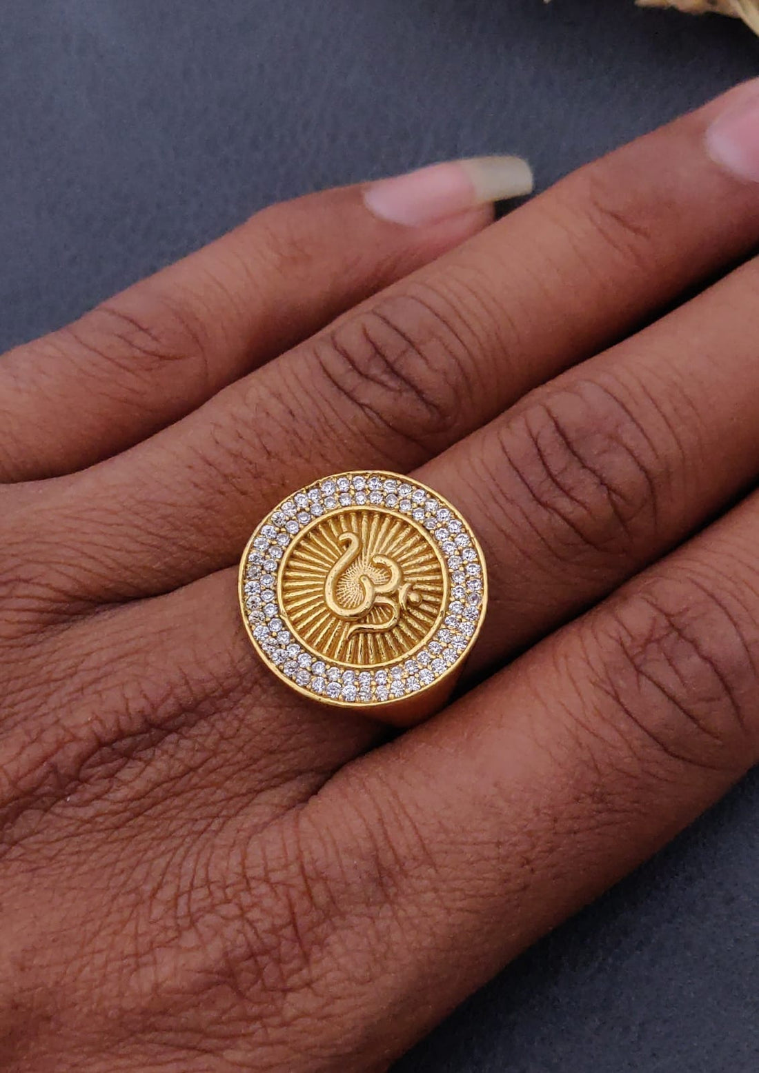 1 Gram Gold Forming Streamlined Design Superior Quality Ring-155