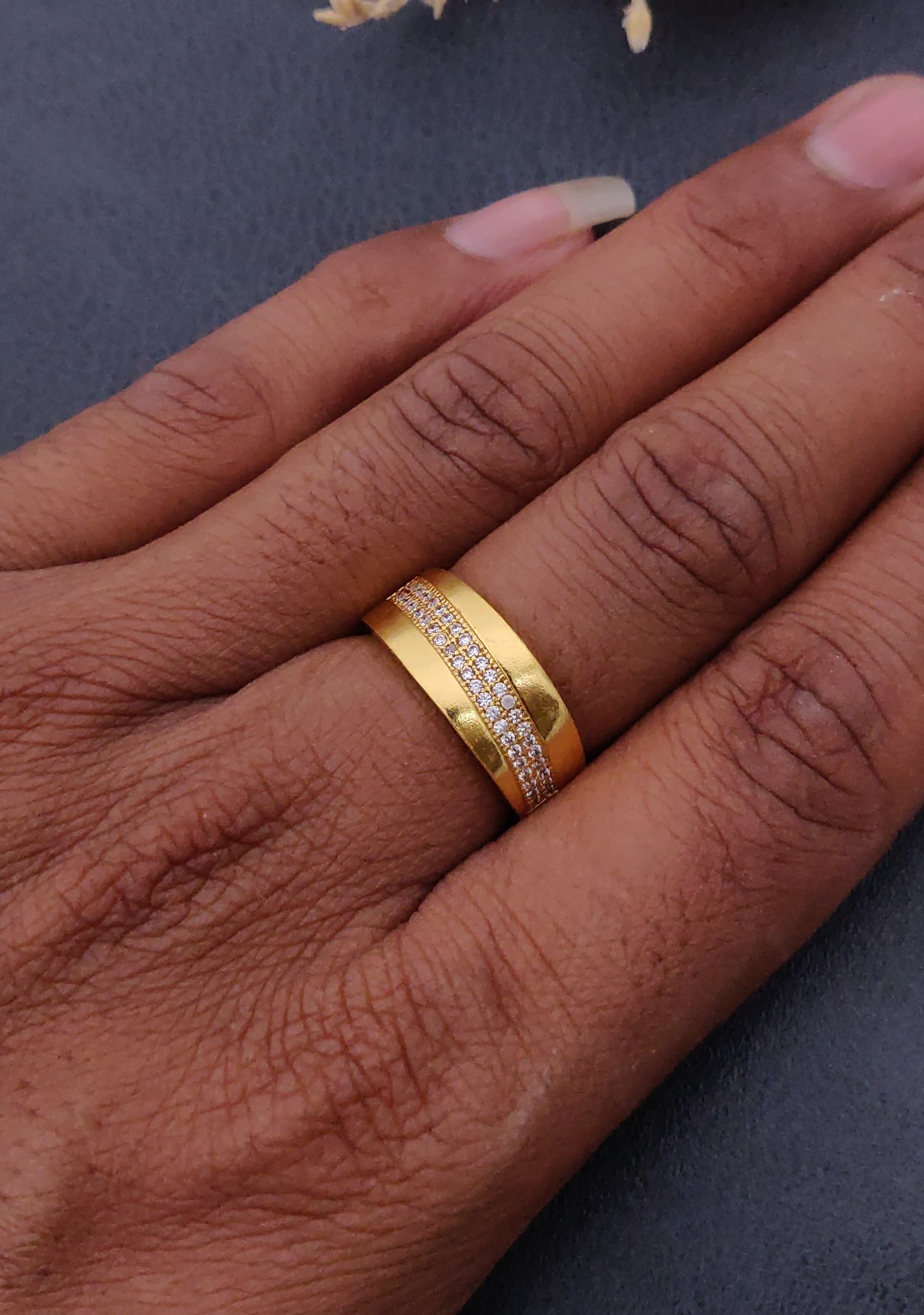 1 Gram Gold Forming Streamlined Design Superior Quality Ring-161